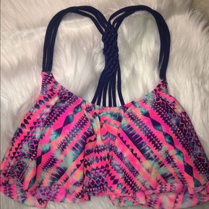 NEW Victoria’s Secret PINK Aztec bikini top XS